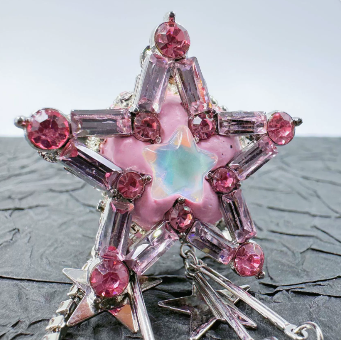 Alloy Star Tassel Pendant DIY Bead