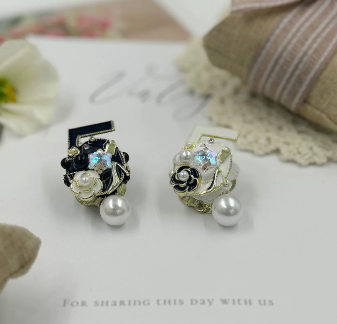 Fake Pearl 5-Letter Jewelry DIY Phone Chain High-End Vintage Style Bead