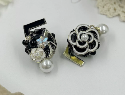 Fake Pearl 5-Letter Jewelry DIY Phone Chain High-End Vintage Style Bead