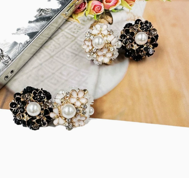 Camellia Alloy Accessories Bead
