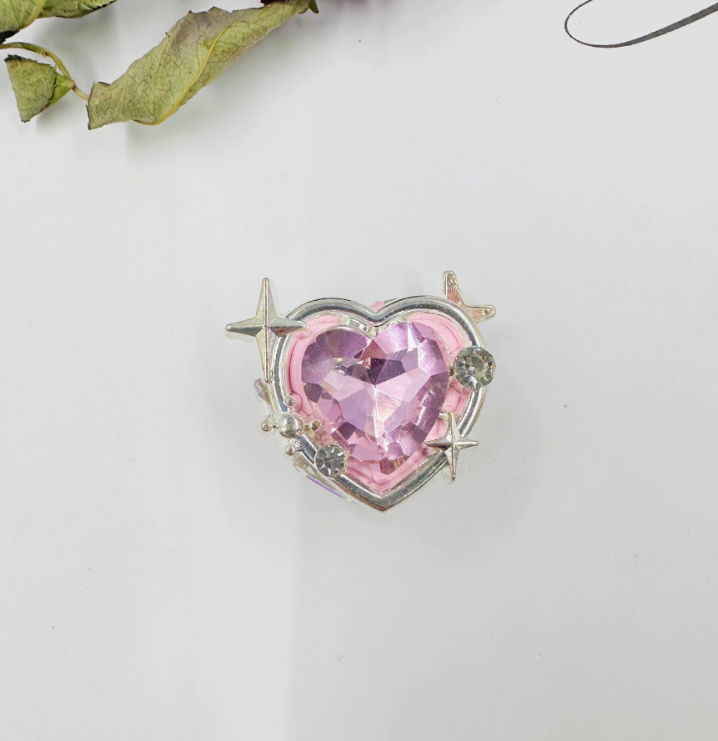 Handcrafted Heart-shaped Straight-Hole Beads - DIY Beads for Phone Chains, Heart Design