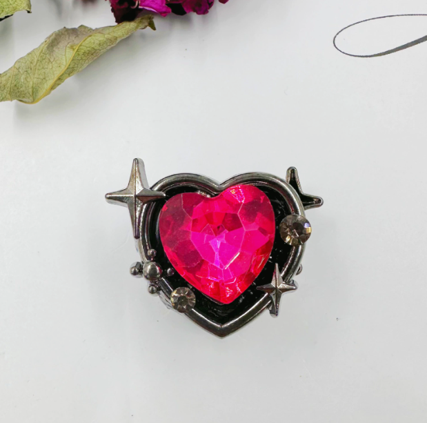 Handcrafted Heart-shaped Straight-Hole Beads - DIY Beads for Phone Chains, Heart Design