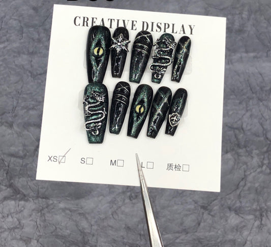 Handcrafted Dark Niche Big Black Eyes