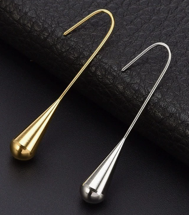 Teardrop Tassel Long Hook Earrings for Women