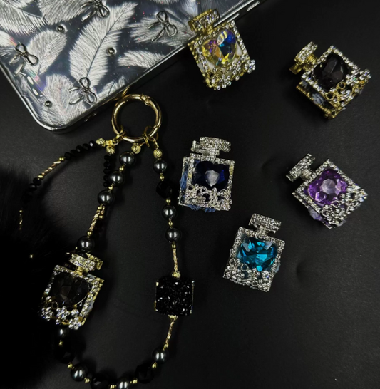 Perfume Bottle Beads - Premium DIY Phone Chain Materials for a Luxurious Look, Trendy Bestseller