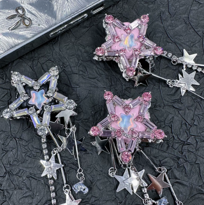Alloy Star Tassel Pendant DIY Bead