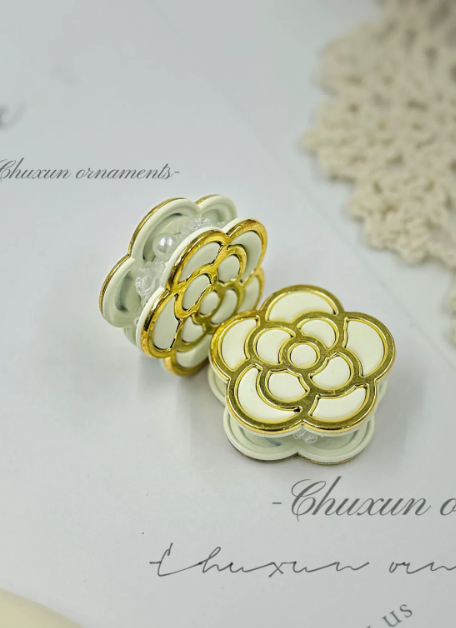 Alloy Camellia Bead DIY