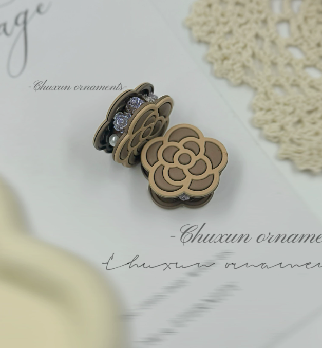 Alloy Camellia Bead DIY