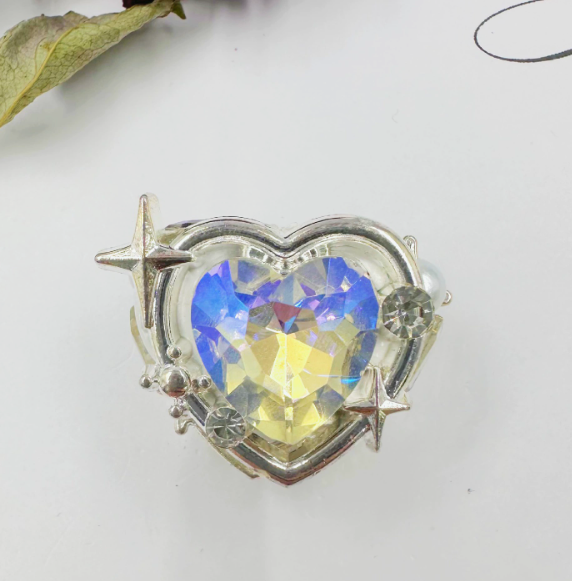 Handcrafted Heart-shaped Straight-Hole Beads - DIY Beads for Phone Chains, Heart Design